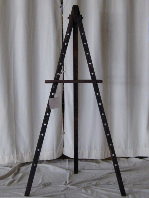 adjustable walnut easel