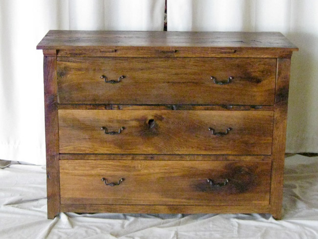 barnwood oak dresser