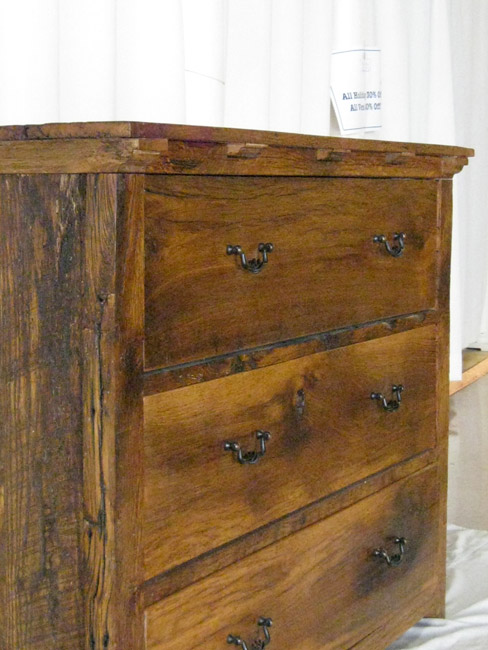 barnwood oak dresser