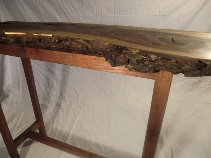 side table new walnut