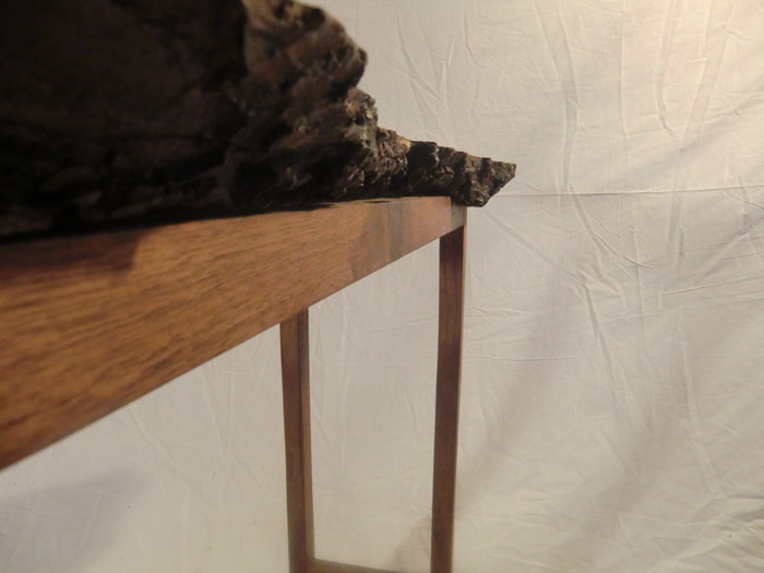 side table new walnut
