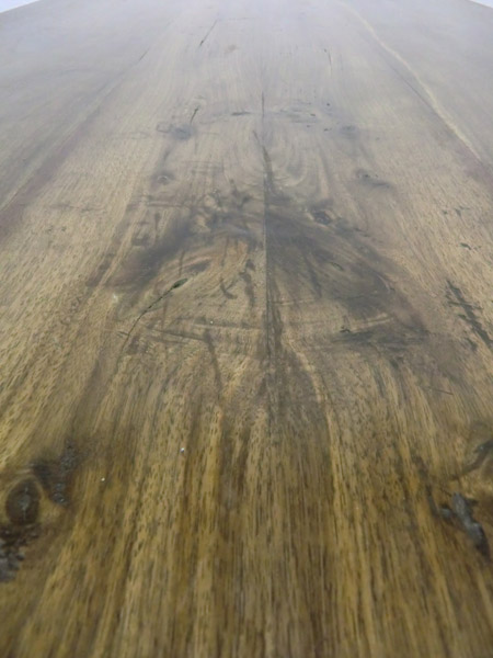 walnut trestle dining table